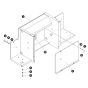 Lateral Bracket - Right Side for Skyjack SJ9243 RT Scissor Lift