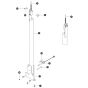 Anti-Overrising Poles (2 Poles) for Skyjack SJ9253 RT Scissor Lift