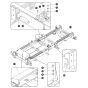 Chassis for Skyjack SJ9253 RT Scissor Lift