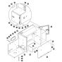 Lateral Bracket - Left Side for Skyjack SJ9664 RT Scissor Lift