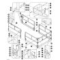 Main Platform Railings - Single Extension Deck for Skyjack SJ9664 RT Scissor Lift