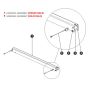 Extension Slide Railing for Skyjack SJIII 3215 (10000996 - 10999999) DC Scissor Lift