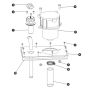 Hydraulic Tank Lid - Welded Tank for Skyjack SJIII 3215 (10000996 - 10999999) DC Scissor Lift