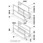 Side Railing Assembly for Skyjack SJIII 3215 (10000996 - 10999999) DC Scissor Lift