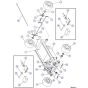 Base, Axle, Wheel (Model 6826, 6832) Assembly for Skyjack SJIII 3220 DC Scissor Lift