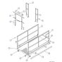 Main Platform, Hinged Railings (Model 4620) Assembly for Skyjack SJIII 3220 DC Scissor Lift