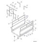 Main Platform, Hinged Railings (Model 6832) Assembly for Skyjack SJIII 3220 DC Scissor Lift