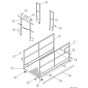 Main Platform, Rigid Railings (Model 4620) Assembly for Skyjack SJIII 3220 DC Scissor Lift