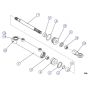 Steer Cylinder for Skyjack SJIII 4620 (66005 - 66429 700000 - 704418) DC Scissor Lift