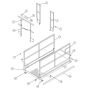 Main Platform and Railings (Rigid Railings) for Skyjack SJIII 4626 (700000 - 704418) DC Scissor Lift