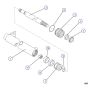 Powered Extension Platform Cylinder for Skyjack SJIII 4632 DC Scissor Lift