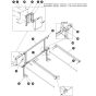 Extension Railing (1.9m Stowed Height) Assembly for Skyjack SJIII 4740 DC Scissor Lift