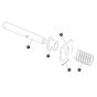 Gate Latch Assembly for Skyjack SJIII 4740 DC Scissor Lift