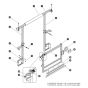 Half Gate Entrance Assembly (1.9M Stowed Height) ANSI/CSA, CE & KC for Skyjack SJIII 4740 DC Scissor Lift