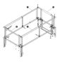 Railing Kit - Half Gate Assembly for Skyjack SJIII 4740 DC Scissor Lift