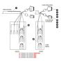 Rear Manifold Harness (S/N 70201096 & Above) Assembly for Skyjack SJIII 4740 DC Scissor Lift