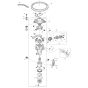 Makita SK312GD Internal Assembly