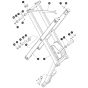 Scissor Arm (Level 3) Assembly for Skyjack SJ3014 Micro DC Scissor Lift