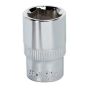 WallDrive Socket 11mm 1/4"Sq Drive Fully Polished Sealey Part No. SP1411