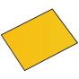 Magnetic Square Number Plate Yellow for Machinery Accessory