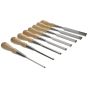 Sweetheart Socket Chisel Set of 8: 3,6,8,12,15,18, 25 & 32mm by Stanley - 1-16-793