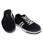 UK Size 10 Stanley Cody S1P Safety Trainers Black/White Stripe - Steel Toecap, Oil Resistant Sole
