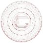 TachoDisc T1/T2 - 125 kph (Pear Shaped Hole) - Box of 100