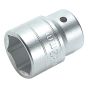 Hexagon Satin Socket 3/4in Drive