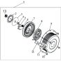 Starter Assembly for TF 545D