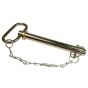 Tow Hitch Pin 3/4" (19mm) Diameter c/w Chains and Lynch Pin
