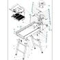 Frame Assembly for TS 350 E