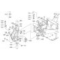 Kingpost Assembly for Kubota U17