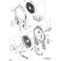Hikoki UF18DSAL Fan Assembly