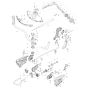 Makita UR016G Trimmer Assembly