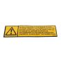 Decal Engine Cold Starting for Winget 100T 150T 175T Mixers - OEM No. V2005276