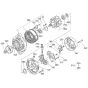 Alternator Assembly for Kubota V2403-M-DI-E3B Engine
