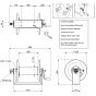 Manual Wind Sr V-Tuf Hose Reel Super Series - 60m - V5.141ss - V-TUF Pressure Washer Parts - V5.141SS