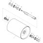 Smooth Drum Assembly for Bomag