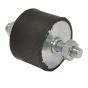 Rubber Vibration Mount Male/Male 50x35mm M10 Thread