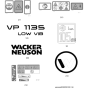 Labels for Wacker VP1135A 5000630059 (Honda) Rev.104 Forward Plate Compactor