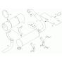 Exhaust Assembly for Wacker 9001