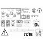 Decals for Wacker TD15-3S
