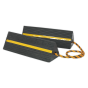Heavy-Duty Rubber Wheel Chocks 8kg - Pair Sealey Part No. WC11