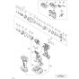 Main Assembly for Hikoki WH18DDX