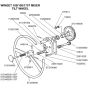 Gear Tiltwheel Fits Winget 100T Mixer - 513149300