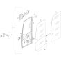 Door Assembly for Wacker ET145