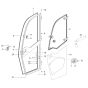 Door Assembly for Wacker TH412e