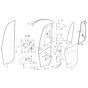 Door Assembly for Wacker TH625
