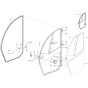 Door Assembly for Wacker TH627