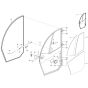Door Assembly for Wacker TH627